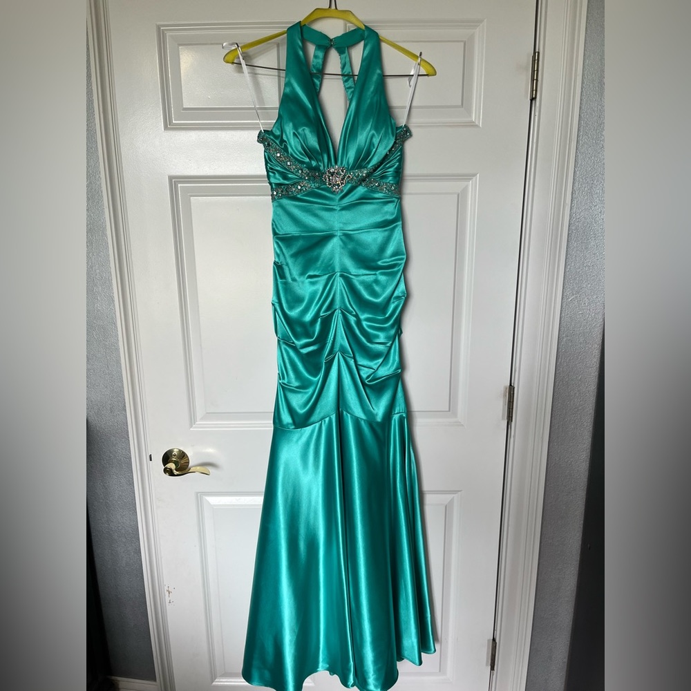 Turquoise mermaid dress